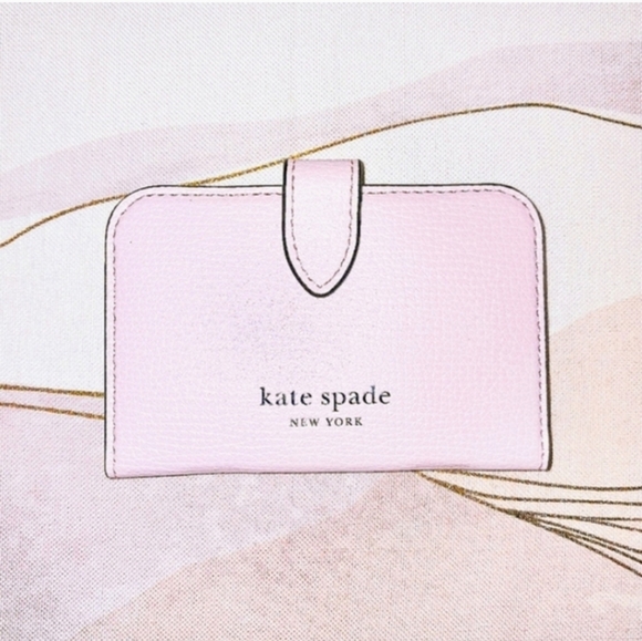 NWOT Kate Spade New York Morgan Magnetic Wallet MagSafe - Chalk Pink - Picture 3 of 6